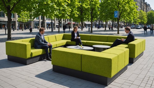 Mobilier urbain : solutions durables pour espaces publics modernes